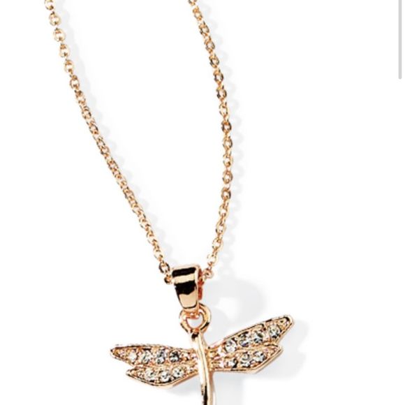 NWT DELICATE DRAGONFLY 🌹 ROSE GOLD ILLUMINATE MICRO CRYSTALS HOPE CHANGE GROWTH - Picture 3 of 15